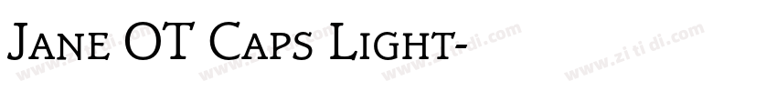 Jane OT Caps Light字体转换